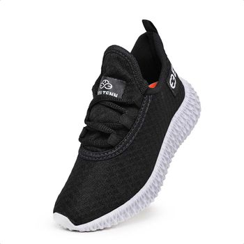 Tênis Infantil Esportivo Evoltenn Colmeia Preto Branco - Evoltenn