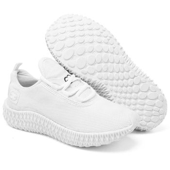 Tênis Infantil Esportivo Evoltenn Colmeia Branco - Evoltenn