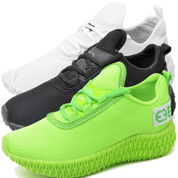 Kit 3 Tênis Infantil Esportivo Colmeia Branco, Black e Verde