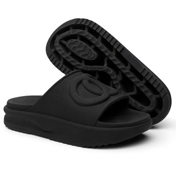 Chinelo Feminino Nuvem Ultra Leve Confortavel Tendencia Preto - Evoltenn