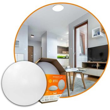 PLAFON SMART LED REDONDO 27CM 10W BRANCO BRONZEART - FLUZÃO CONSTRUÇÃO