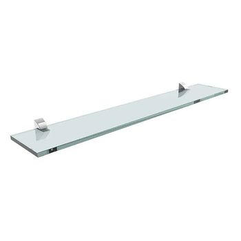 PRATELEIRA 20X60 DE VIDRO RETO INCOLOR 8MM COM SUP... - FLUZÃO CONSTRUÇÃO