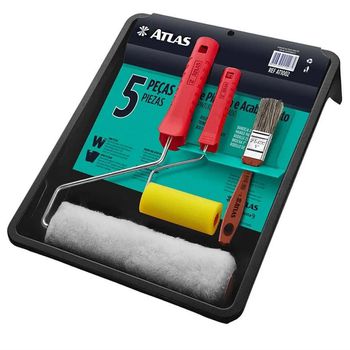 KIT DE PINTURA 5 PEÇAS AT1002 ATLAS - FLUZÃO CONSTRUÇÃO