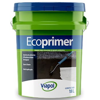  ECOPRIMER BALDE 18 LITROS VIAPOL - FLUZÃO CONSTRUÇÃO