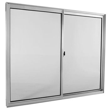 JANELA ALUMÍNIO 100X100 VIDRO LISO SEM BANDEIRA - FLUZÃO CONSTRUÇÃO