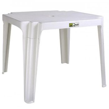 MESA DUOPLASTIC QUADRADA 70X70 BRANCA - FLUZÃO CONSTRUÇÃO
