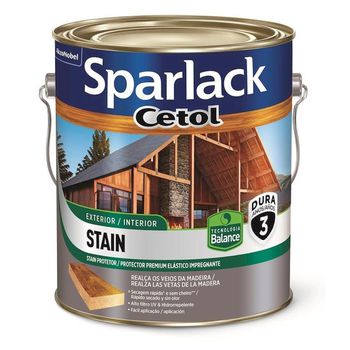 VERNIZ SPARLACK CETOL A BASE D' ÁGUA STAIN ACETINA... - FLUZÃO CONSTRUÇÃO