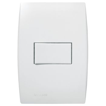 INTERRUPTOR HORIZONTAL SIMPLES 10A/250V 4X2 ILUS S... - FLUZÃO CONSTRUÇÃO