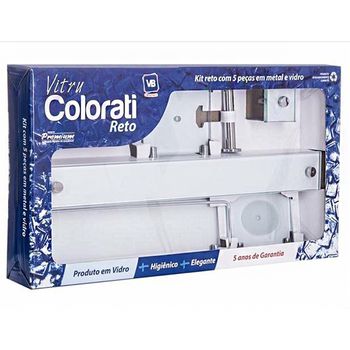 KIT BANHEIRO 5 PECAS BRANCO - VB Cristais - FLUZÃO CONSTRUÇÃO