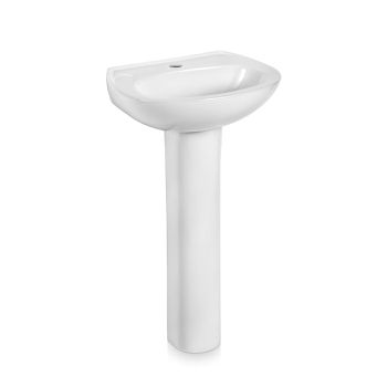 LAVATORIO 46X35 BRANCO COM COLUNA SABARA ICASA - FLUZÃO CONSTRUÇÃO