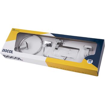 KIT ACESSÓRIOS 5 PEÇAS TRIP DOCOL - FLUZÃO CONSTRUÇÃO