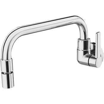 TORNEIRA COZINHA PAREDE BICA BAIXA GALI CROMADA - FLUZÃO CONSTRUÇÃO