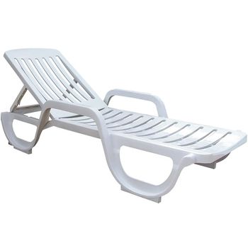 ESPREGUIÇADEIRA PITANGUI BRANCA PVC - FLUZÃO CONSTRUÇÃO