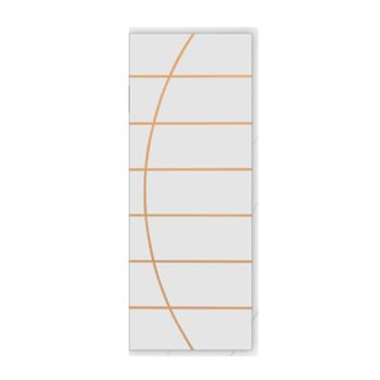 PORTA FRISADA MGM BRANCO NEBLINA 210X80CM - FLUZÃO CONSTRUÇÃO