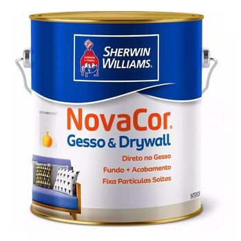 TINTA NOVACOR GESSO E DRYWALL BRANCO 3,6 LITROS SH... - FLUZÃO CONSTRUÇÃO