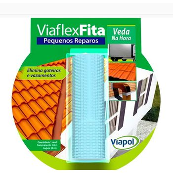 VIAPOL VIAFLEX FITA PEQUENOS REPAROS 10CM COM 1M - FLUZÃO CONSTRUÇÃO