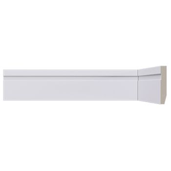 RODAPÉ BRANCO LEV52 50X8MM 240CM - FLUZÃO CONSTRUÇÃO