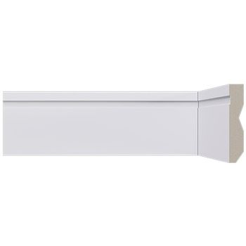 RODAPÉ LEV72 BRANCO 70X13MM 2.40M - FLUZÃO CONSTRUÇÃO