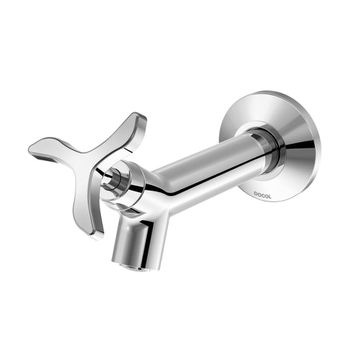 TORNEIRA 1158 LONGA NOVA PERTUTTI CROMADA DOCOL - FLUZÃO CONSTRUÇÃO