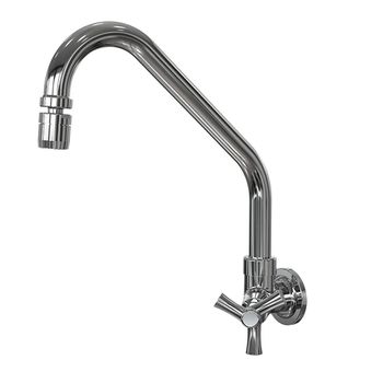 TORNEIRA COZINHA PAREDE BICA MOVEL 1169 C29 CROMAD... - FLUZÃO CONSTRUÇÃO