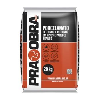ARGAMASSA PORCELANATO INTERNO E EXTERNO BRANCO 20K... - FLUZÃO CONSTRUÇÃO