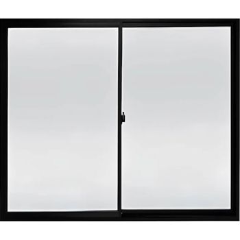 Janela Slim Preta de 2 Folhas com Vidro Reflex 120... - FLUZÃO CONSTRUÇÃO
