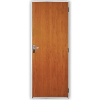 KIT PORTA PRONTA MGM AÇOMAD MOGNO 215X65CM DIREITA - FLUZÃO CONSTRUÇÃO