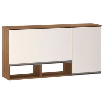 ARMÁRIO AÉREO DIANA 120 COM NICHO INFERIOR - FLUZÃO CONSTRUÇÃO