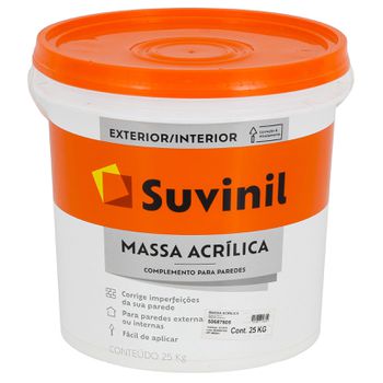 MASSA ACRILICA 25KG SUVINIL - FLUZÃO CONSTRUÇÃO