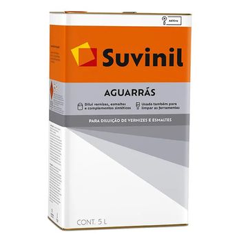 AGUARRÁS SUVINIL 5 LITROS - FLUZÃO CONSTRUÇÃO