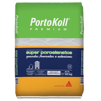 ARGAMASSA COLANTE SUPER PORCELANATO AC3 20KG PORTO... - FLUZÃO CONSTRUÇÃO