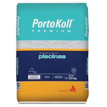 ARGAMASSA COLANTE PISCINA & SAUNA AC3 20KG PORTOKO... - FLUZÃO CONSTRUÇÃO