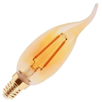 LAMPADA LED ANTIQUE NOUVEAU VELA 2W E14 127V KIAN - FLUZÃO CONSTRUÇÃO