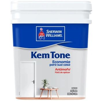 TINTA KEMTONE BRANCO FOSCO 15 LITROS - FLUZÃO CONSTRUÇÃO