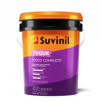 TINTA ACRILICA SUVINIL PREMIUM TOQUE FOSCO COMPLET... - FLUZÃO CONSTRUÇÃO
