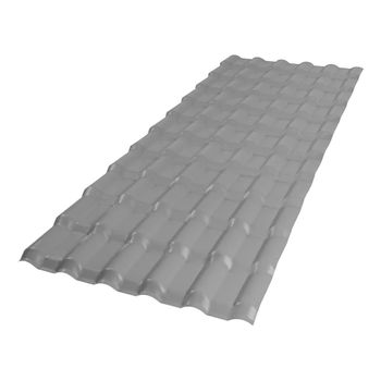 TELHA 242X88 PLAN PVC CINZA FORTLEV - FLUZÃO CONSTRUÇÃO