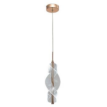 PENDENTE LED 7W 3X1 13CM DOURADO NITROLUX. - FLUZÃO CONSTRUÇÃO