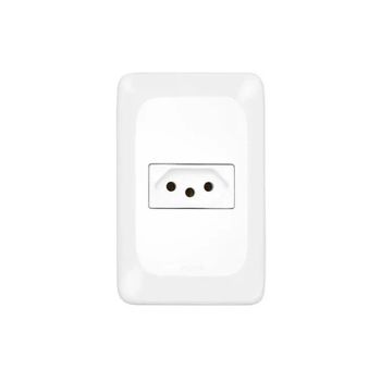 CONJUNTO 4X2 1TOMADA 2P+T 10A - FLUZÃO CONSTRUÇÃO