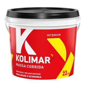 MASSA CORRIDA PVA 22KG BALDE KOLIMAR - FLUZÃO CONSTRUÇÃO