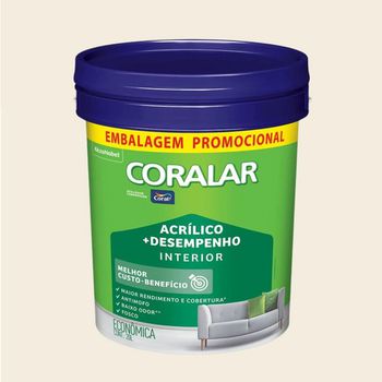 TINTA CORALAR MAIS DESEMPENHO BRANCO BD 20LT - FLUZÃO CONSTRUÇÃO