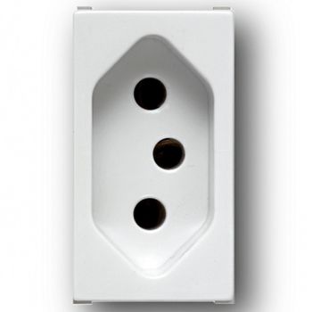 Modulo Tomada 2p+t 250v Ilus Soprano - FLUZÃO CONSTRUÇÃO