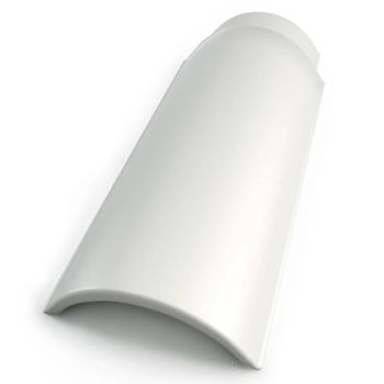 TELHA ESMALTADA CUMEEIRA 1 FACE - FLUZÃO CONSTRUÇÃO