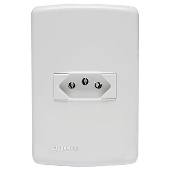 Tomada Simples Horizontal 2p+t 250v 4x2 Duale Up S... - FLUZÃO CONSTRUÇÃO