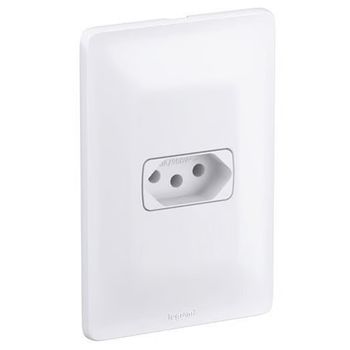 Tomada Simples 2p+t 250v 4x2 Zeffia - FLUZÃO CONSTRUÇÃO