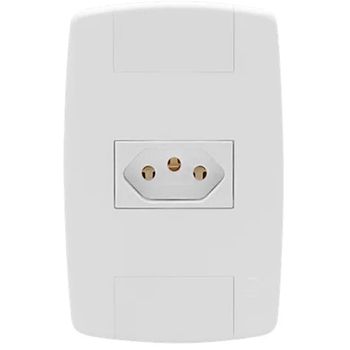 TOMADA HORIZONTAL 2P+T 250V 4X2 LEV ILUMI - FLUZÃO CONSTRUÇÃO