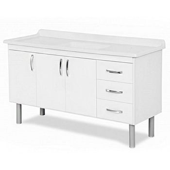 Gabinete De Cozinha Sem Tampo Toquio 144,2 Cm Aj R... - FLUZÃO CONSTRUÇÃO