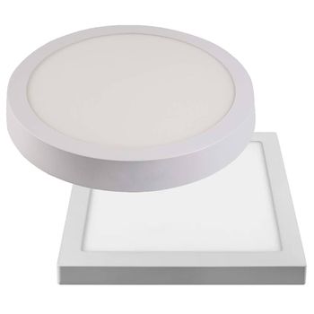 Painel De Sobrepor Home Led 18w 6500k Bivolt - FLUZÃO CONSTRUÇÃO