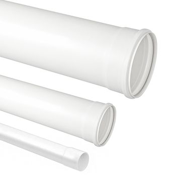 Tubo De Esgoto 3 Metros Krona - FLUZÃO CONSTRUÇÃO