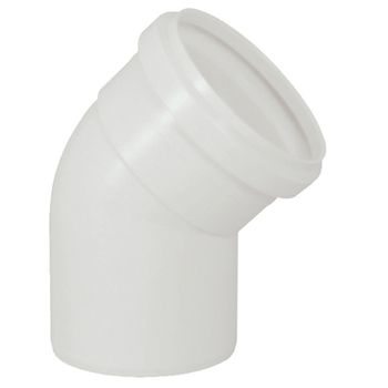 JOELHO DE ESGOTO 45° SERIE NORMAL KRONA - FLUZÃO CONSTRUÇÃO