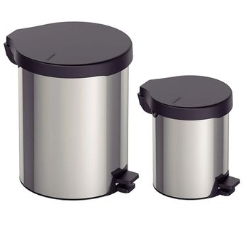 Lixeira New AÇo Inox Com Pedal - FLUZÃO CONSTRUÇÃO